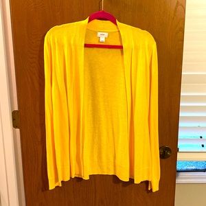 Yellow Cardigan, L